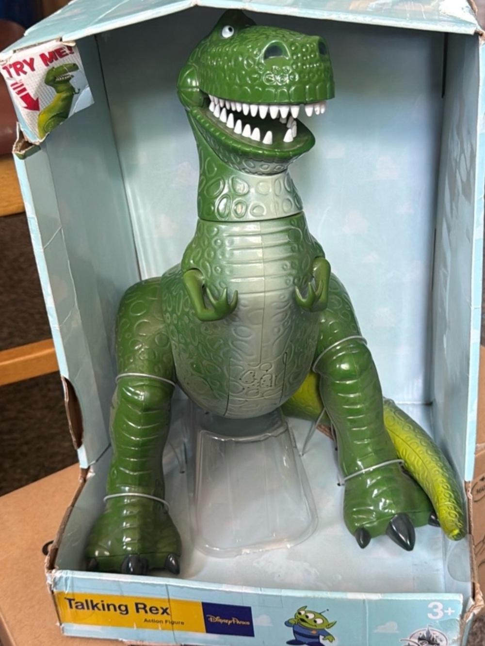 DISNEY PARKS TALKING REX ACTION FIGURE – FULLY ARTICULATED TOY STORY brand new🦖